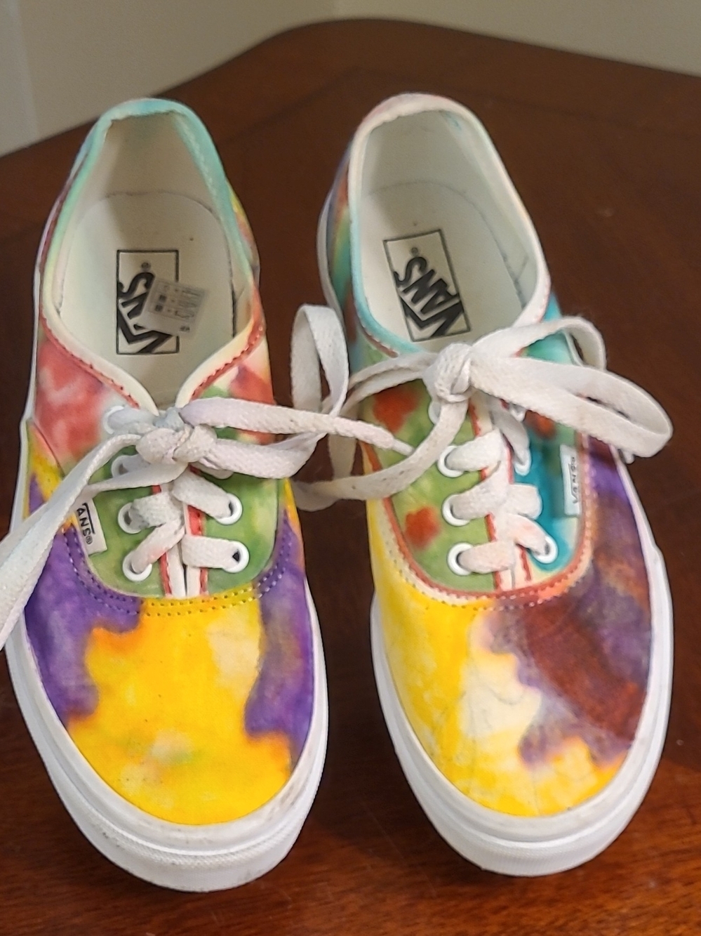 Vans Kids Tie-Dye Canvas Sneakers - Multicolor Size 4